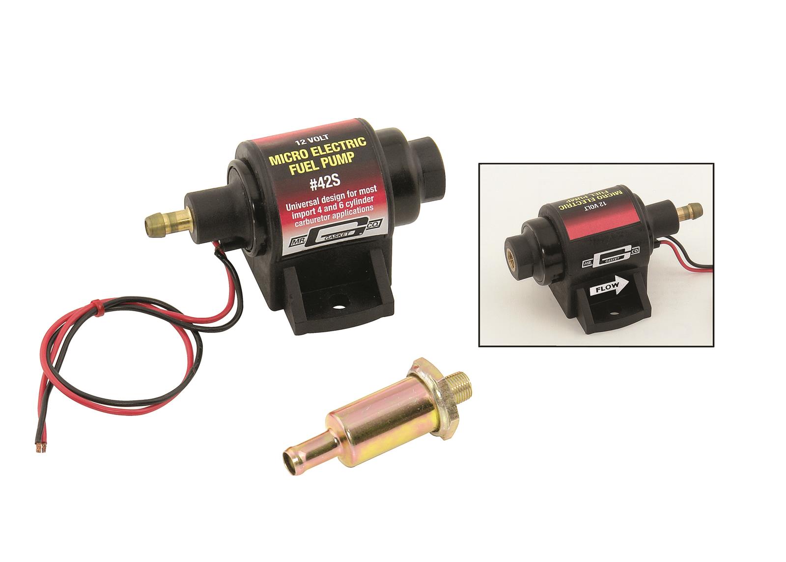 Mr. Gasket Micro Electronic Fuel Pumps 42S