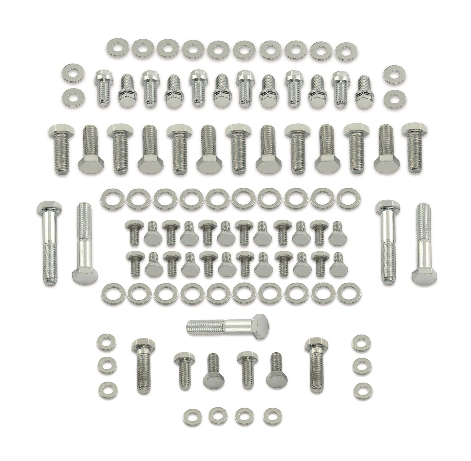 Mr. Gasket Chrome Engine Bolt Kits 5001