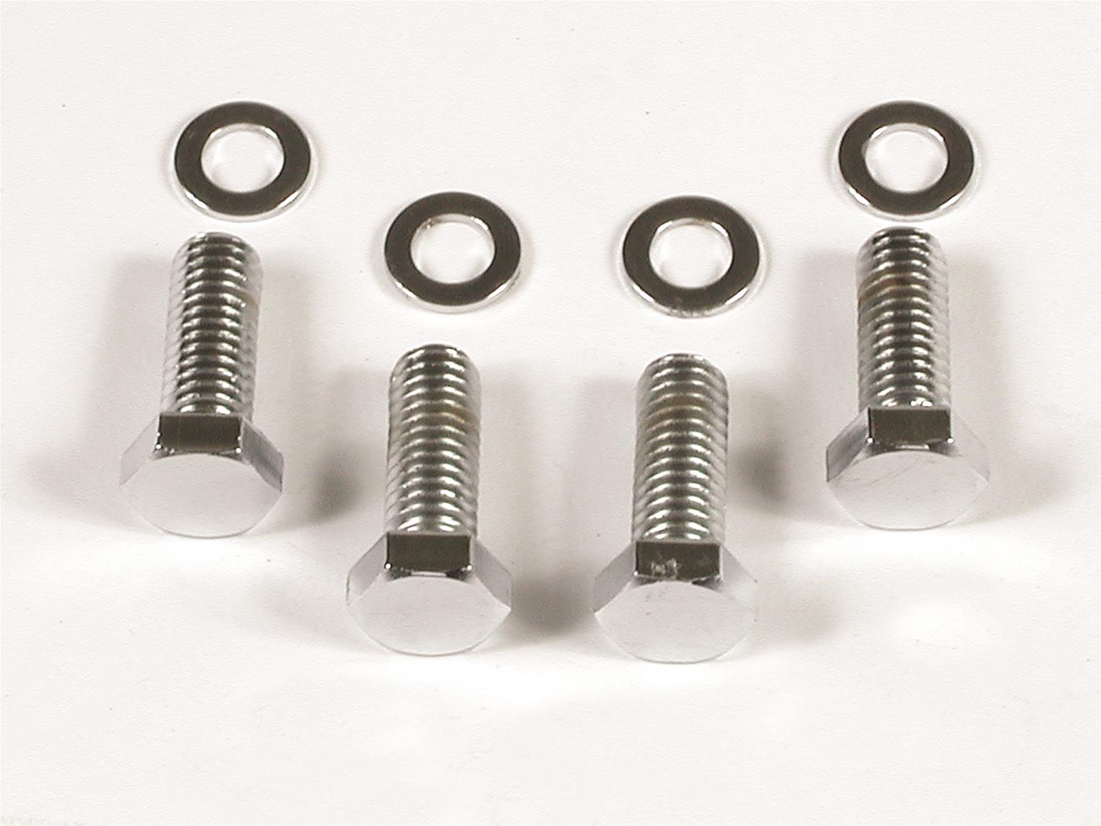 Mr. Gasket Chrome Intake Manifold Bolts 5004