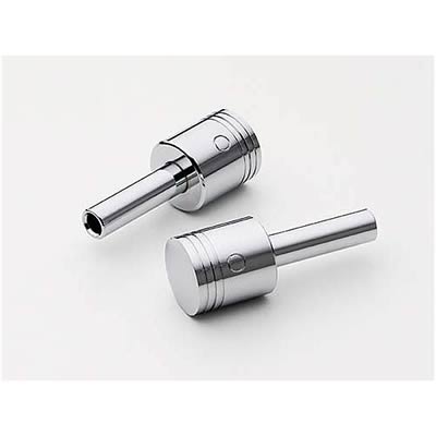 Mr. Gasket Chrome Piston Door Lock Knobs 6885G