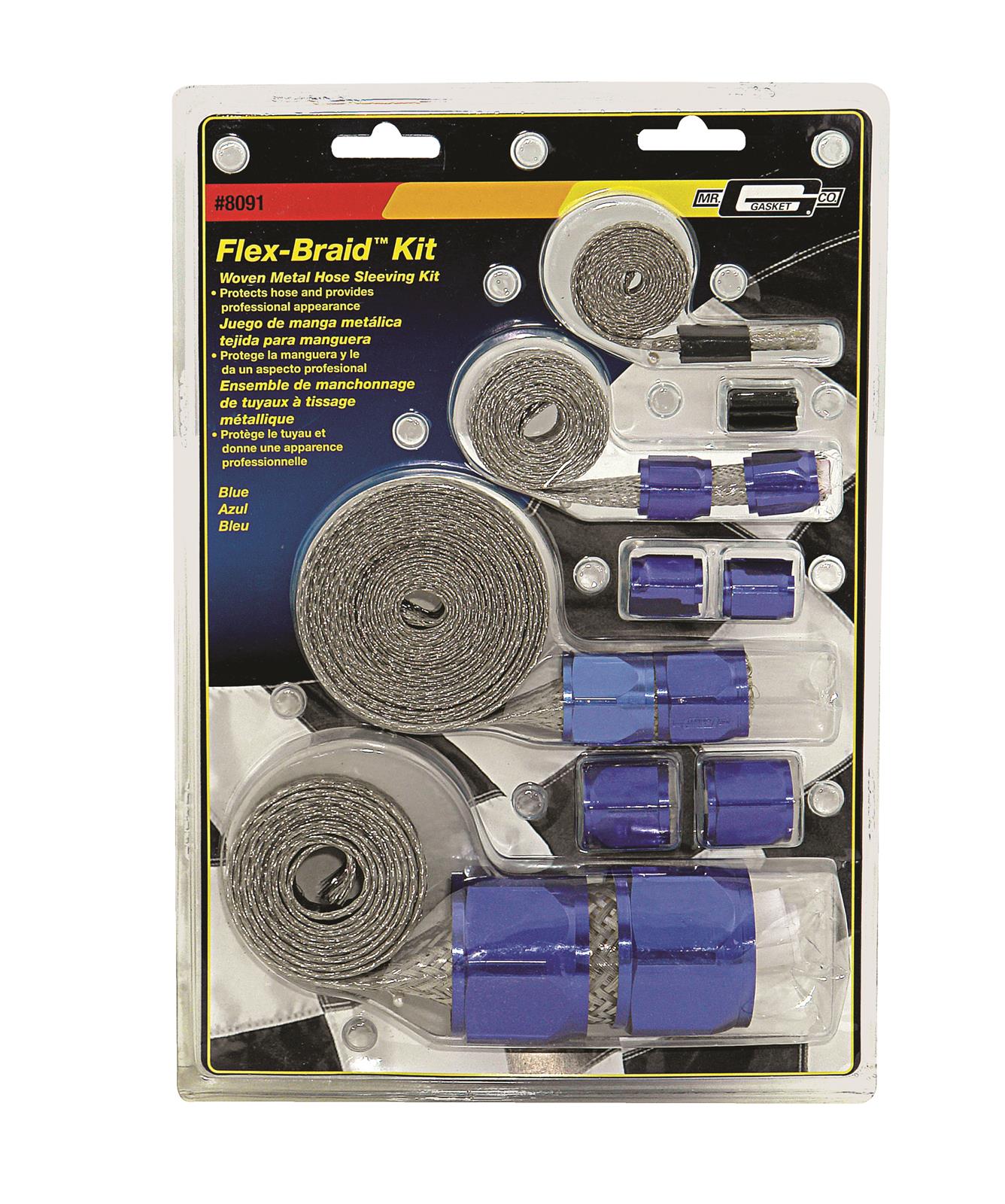 Mr. Gasket Flex-Braid Hose Sleeving Kits 8091