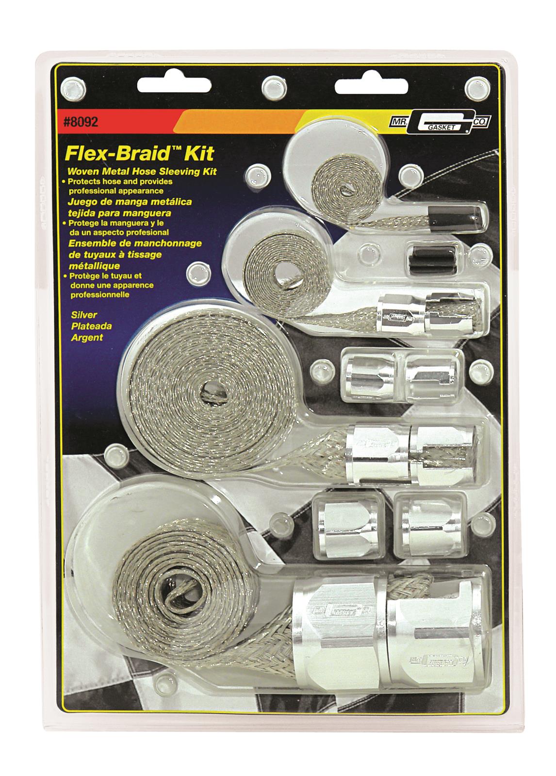 Mr. Gasket Flex-Braid Hose Sleeving Kits 8092