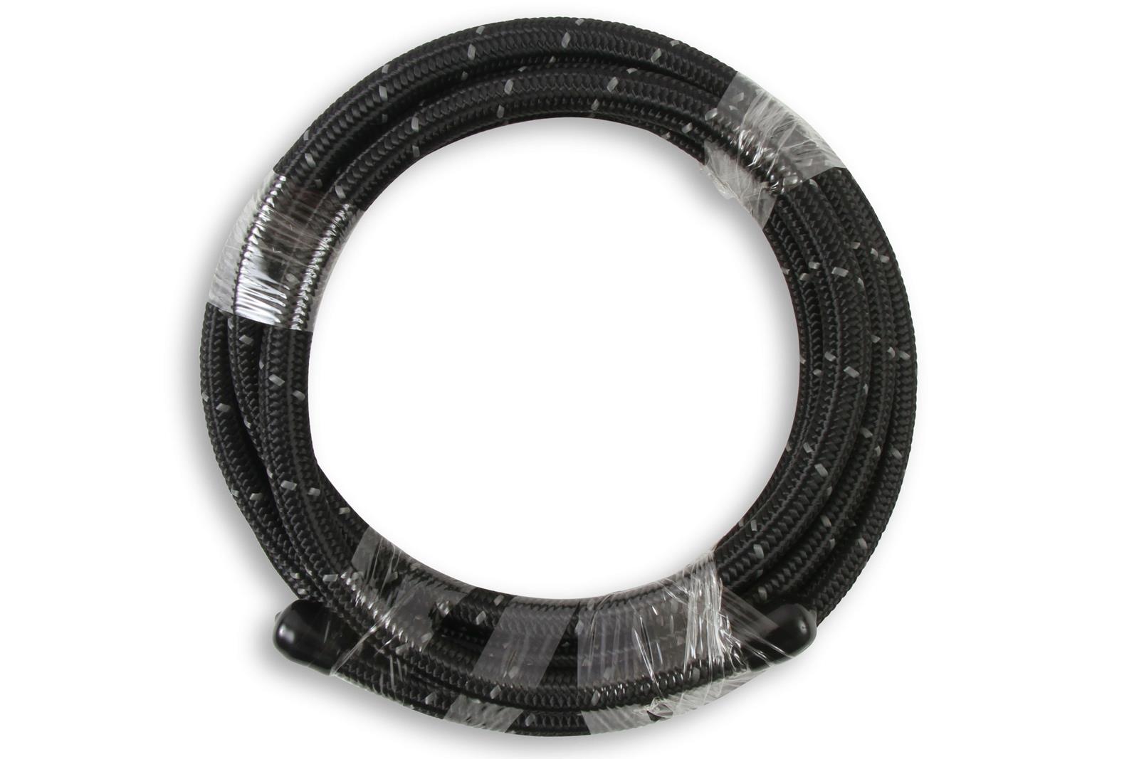 Mr. Gasket Black Nylon Braided AN Hose 840608