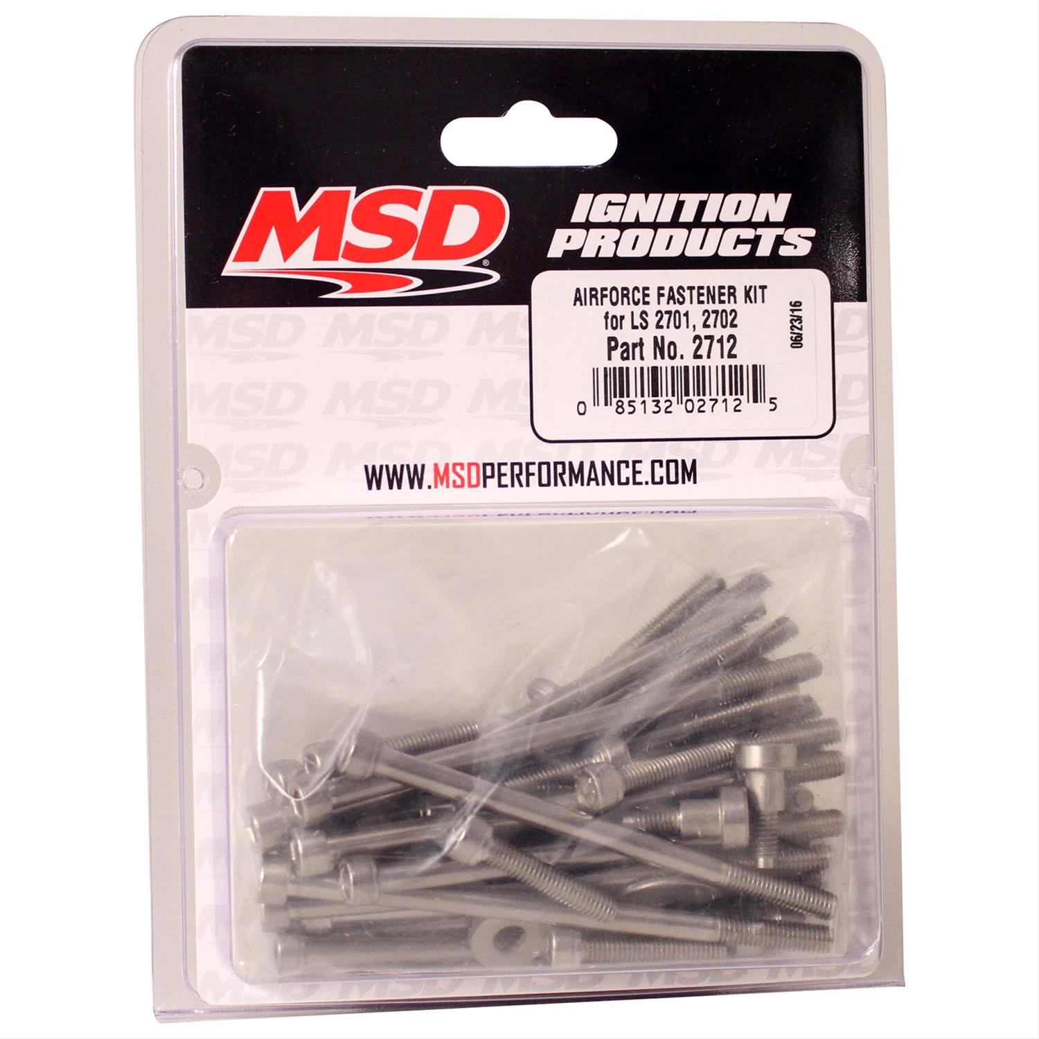 MSD LS Airforce Intake Fastener Kits 2712
