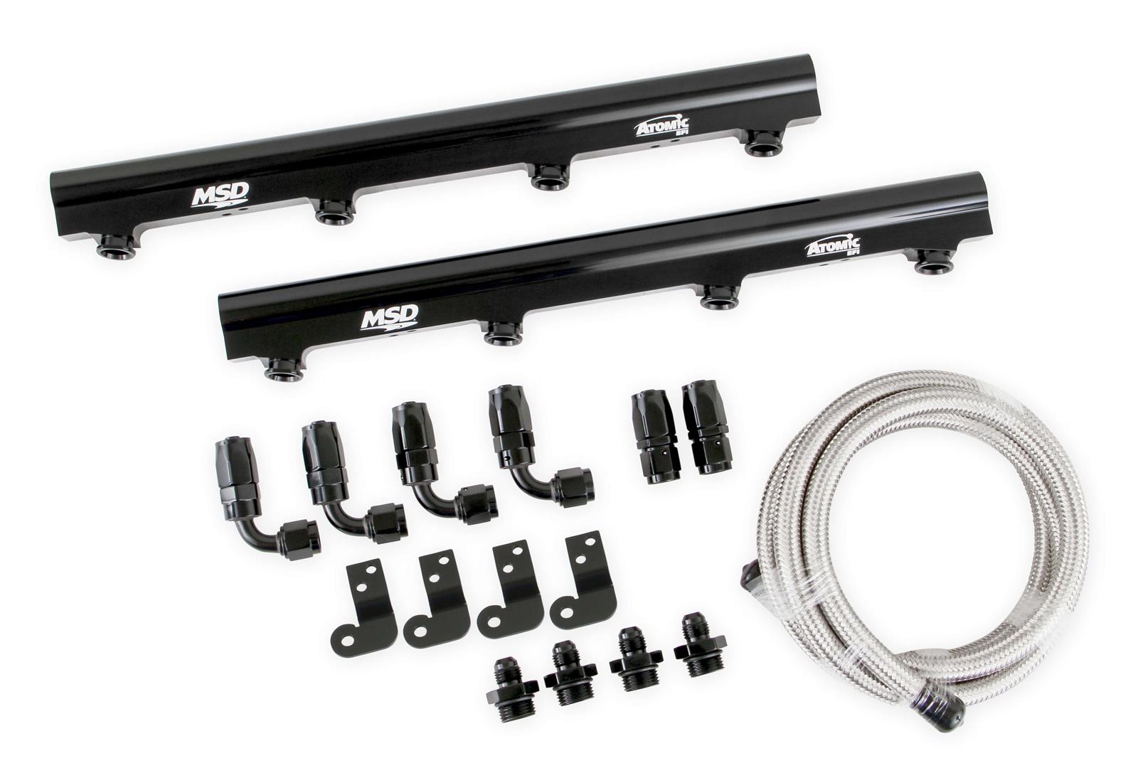 MSD Atomic EFI Billet Fuel Rails 2721