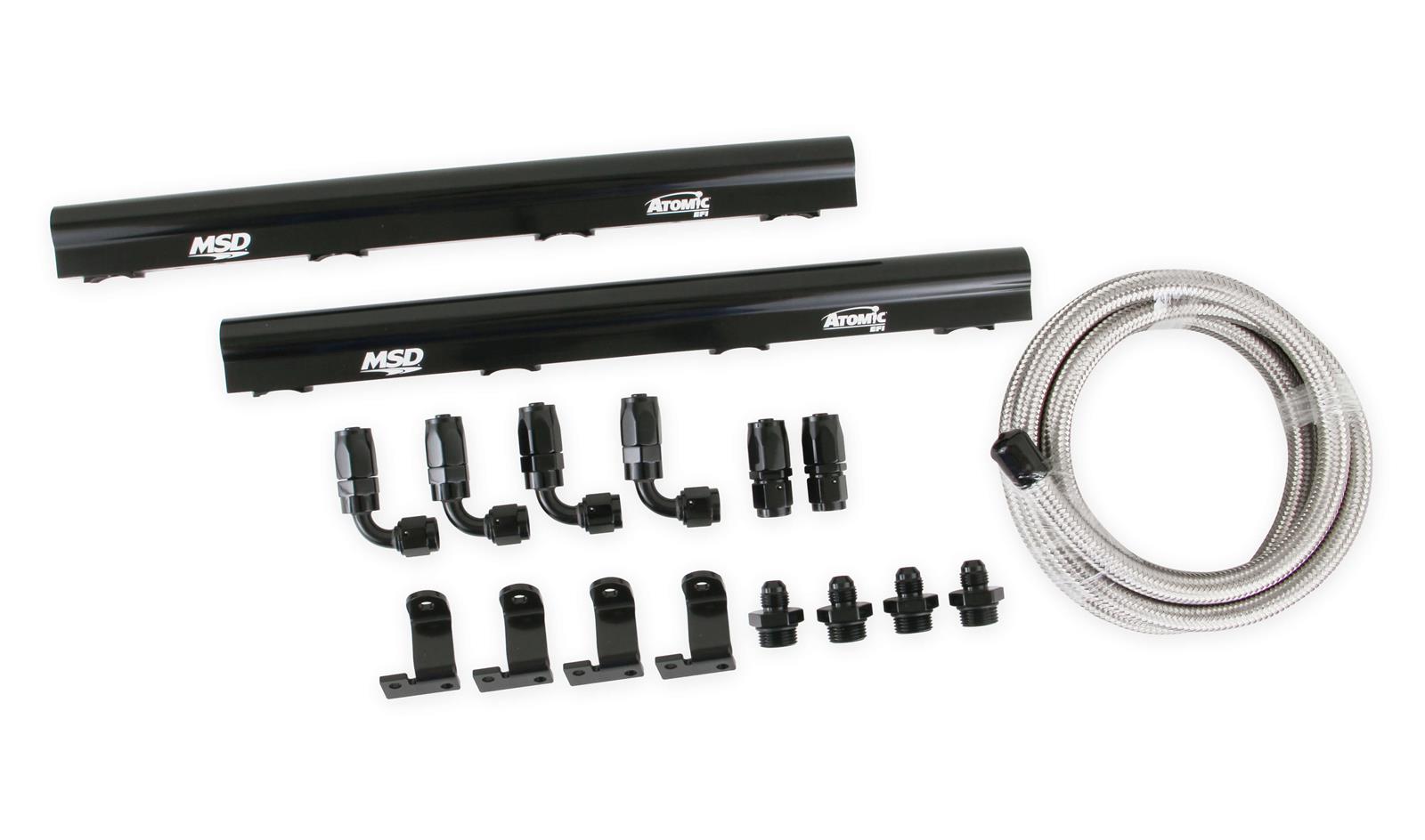 MSD Atomic EFI Billet Fuel Rails 2725