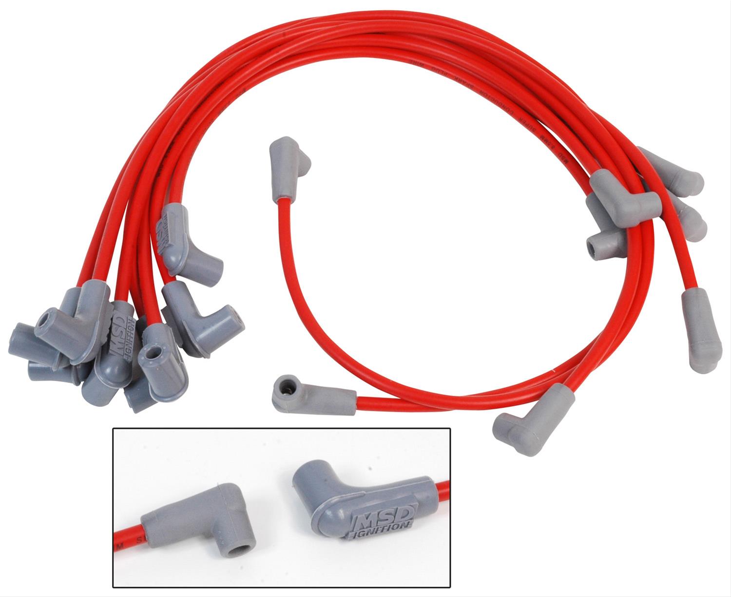 MSD 8.5mm Super Conductor Spark Plug Wire Sets 30479