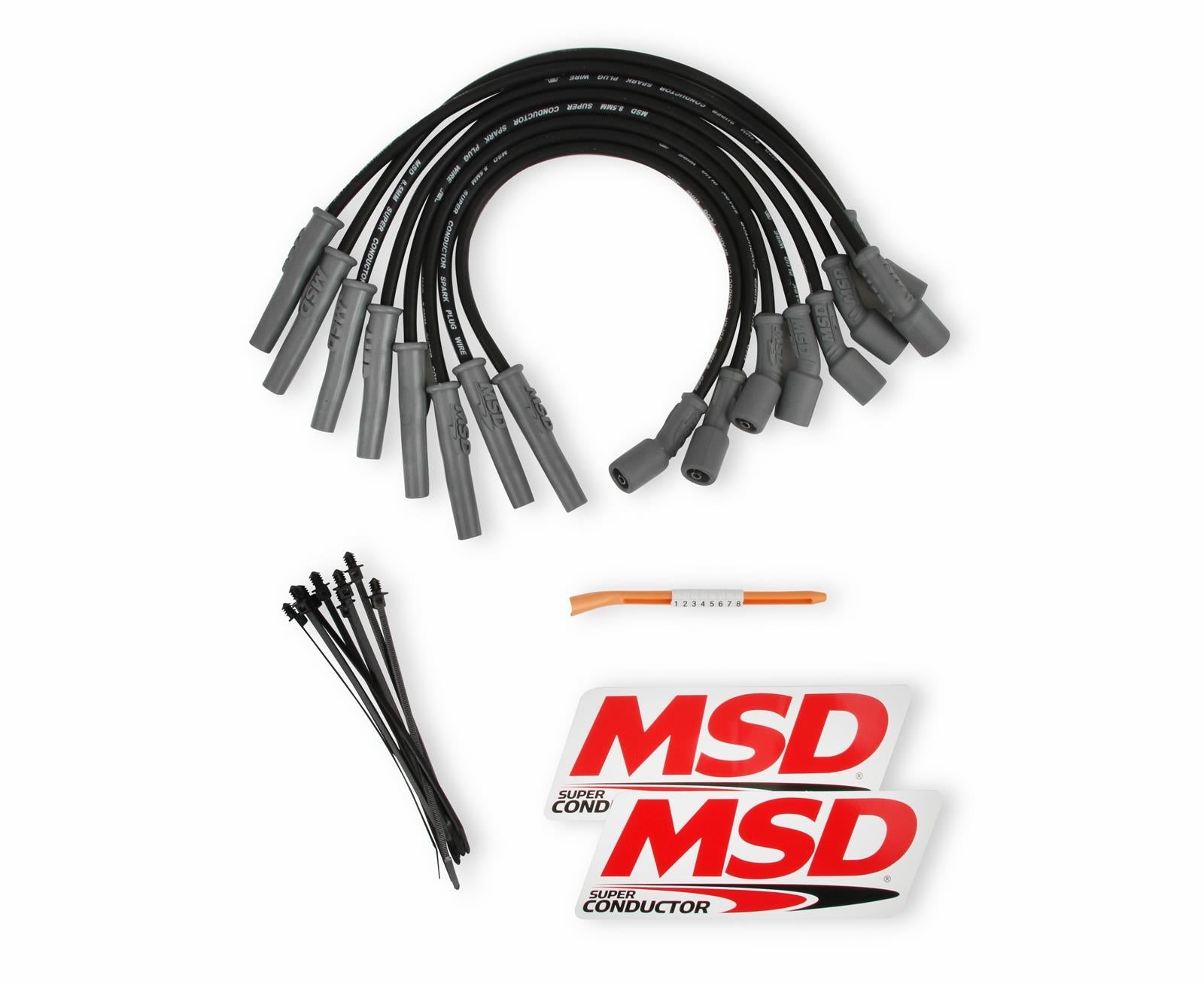 MSD 8.5mm Super Conductor Spark Plug Wire Sets 31633