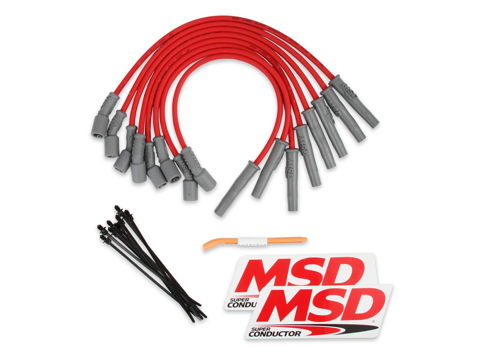 MSD 8.5mm Super Conductor Spark Plug Wire Sets 31639