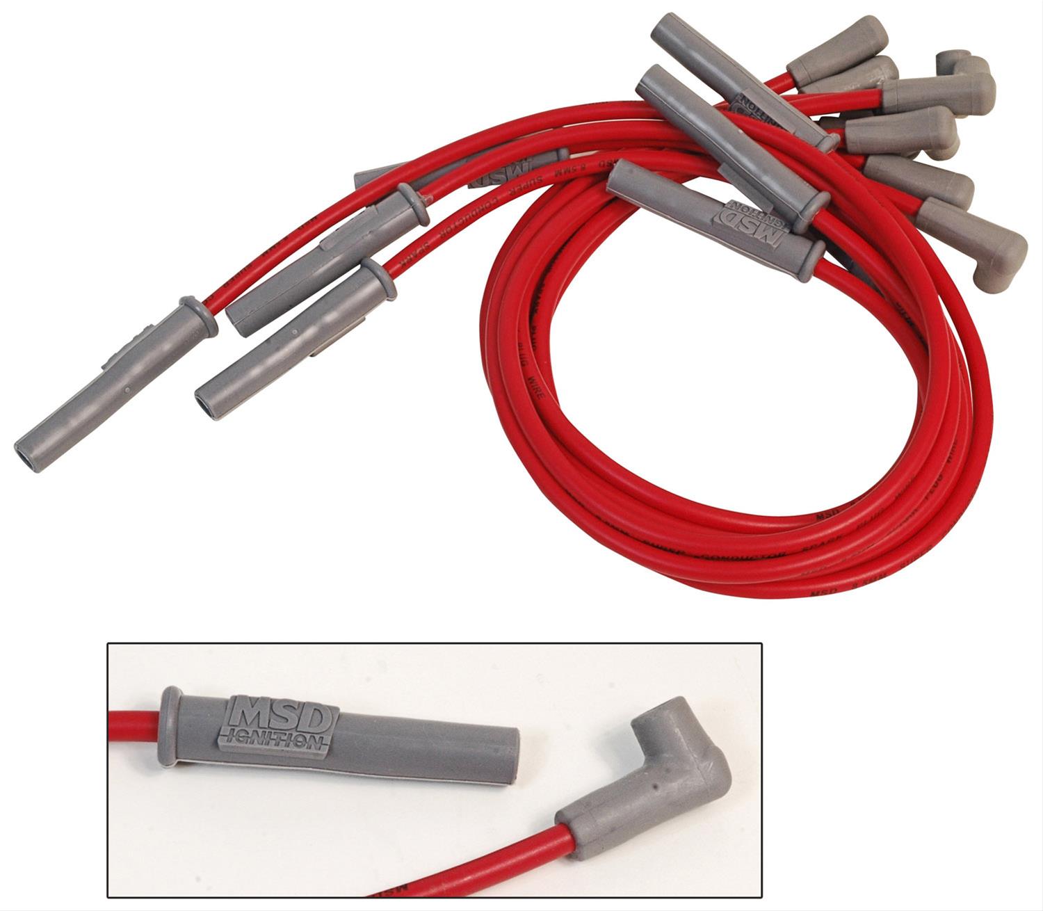 MSD 8.5mm Super Conductor Spark Plug Wire Sets 32119