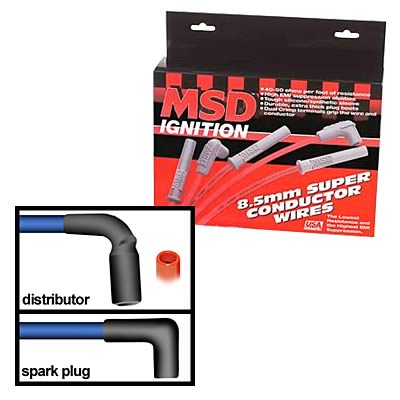 MSD 8.5mm Super Conductor Spark Plug Wire Sets 32139