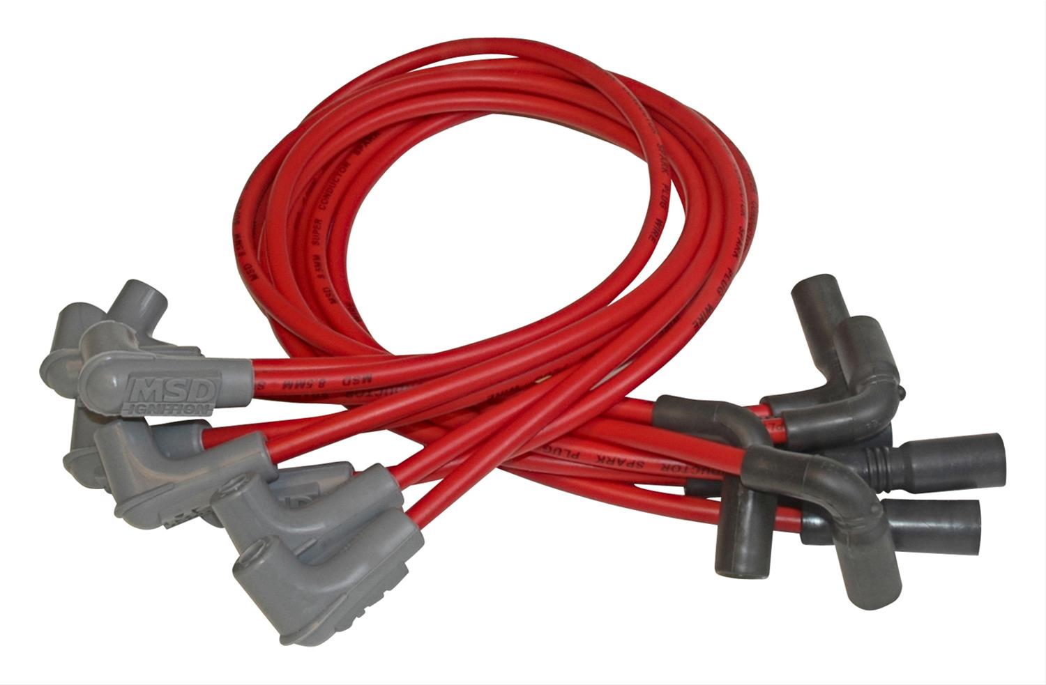 MSD 8.5mm Super Conductor Spark Plug Wire Sets 32159