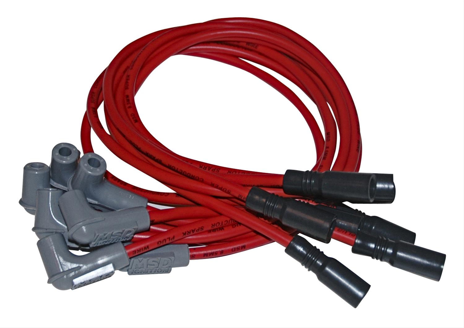 MSD 8.5mm Super Conductor Spark Plug Wire Sets 32179