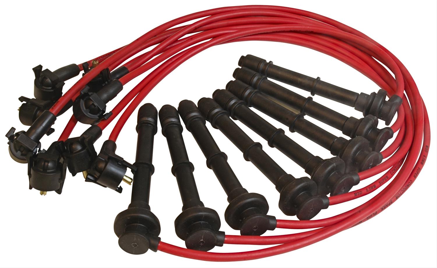 MSD 8.5mm Super Conductor Spark Plug Wire Sets 32219