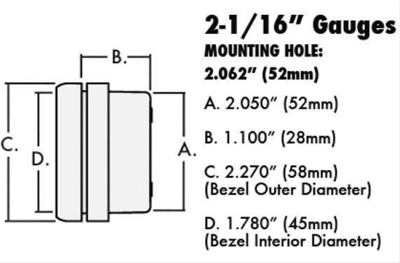 MSD Standalone Wideband Gauges 4650
