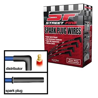 MSD Street Fire Spark Plug Wire Sets 5574
