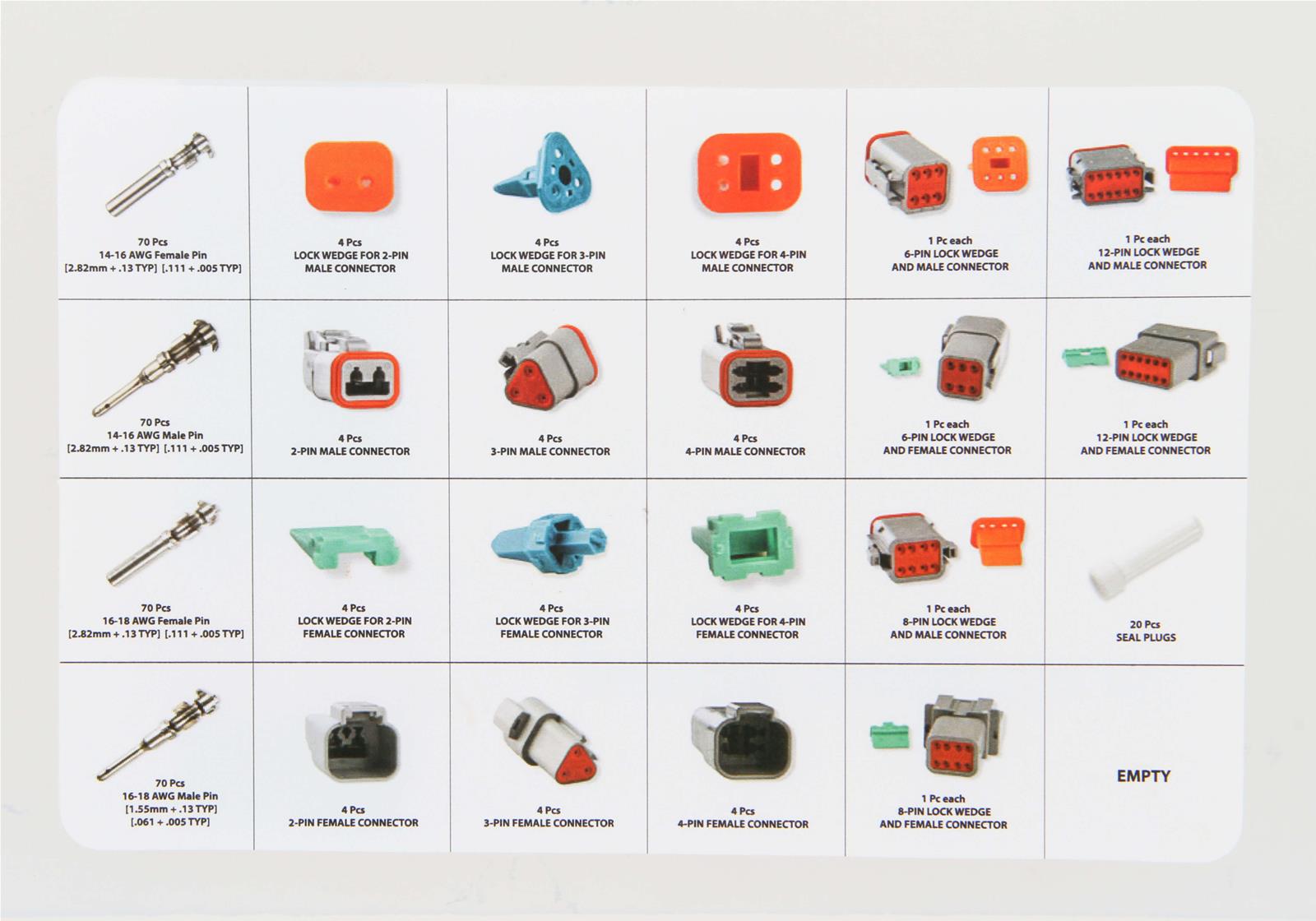 MSD Deutsch Connector Kits 8188