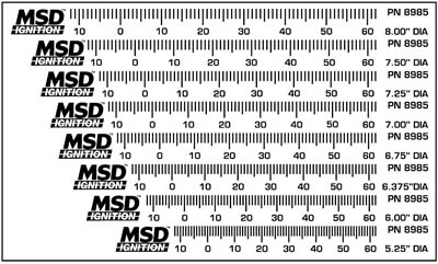 MSD Timing Tapes 8985