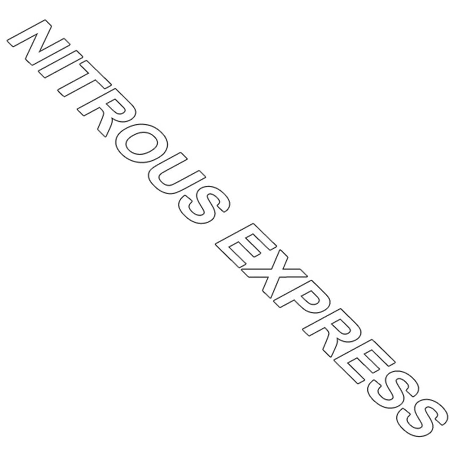 Nitrous Express (NX) Decals and Stickers 15984