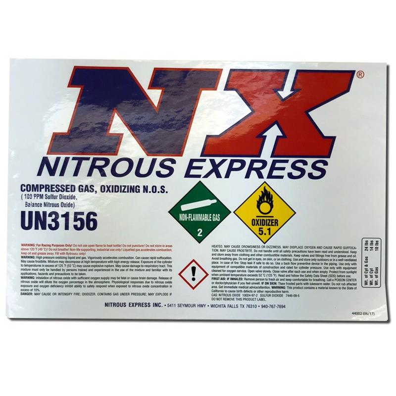 Nitrous Express Decals 15994