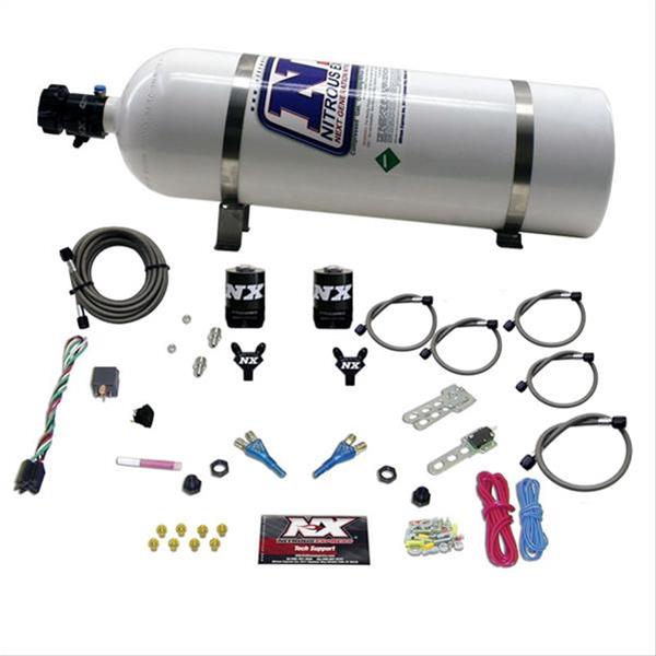 Nitrous Express Dodge V-8 TBI Dual Nozzle Nitrous Systems 20213-15