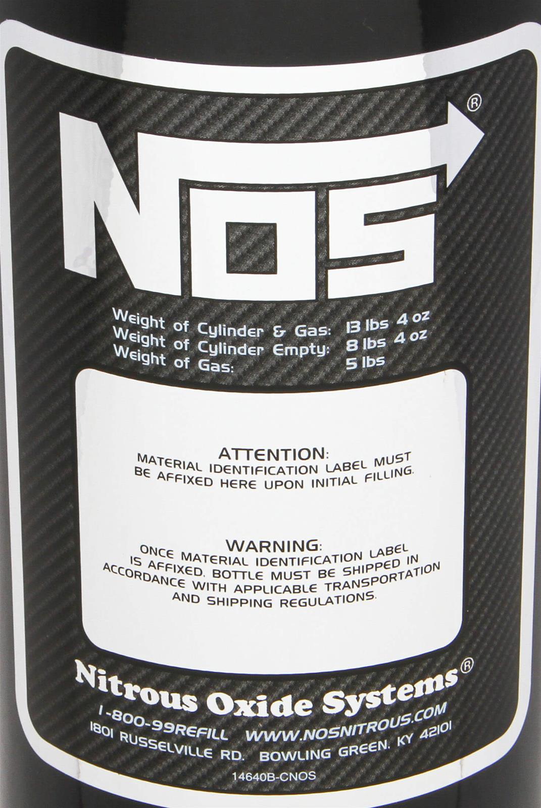 NOS Nitrous Bottles 14730BNOS