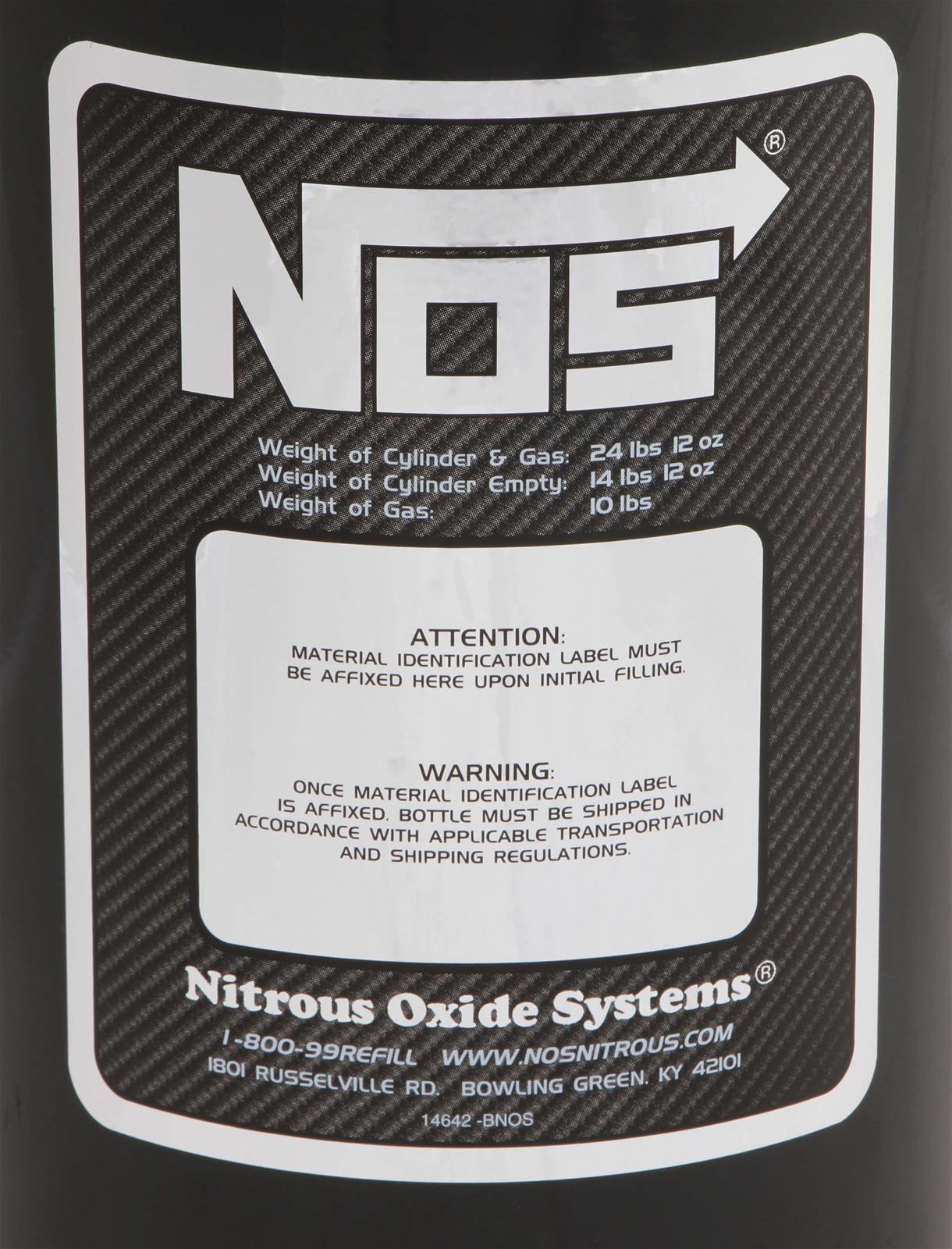 NOS Nitrous Bottles 14745BNOS