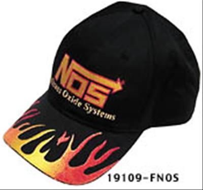 NOS Logo Flamed Hats 19109-FNOS