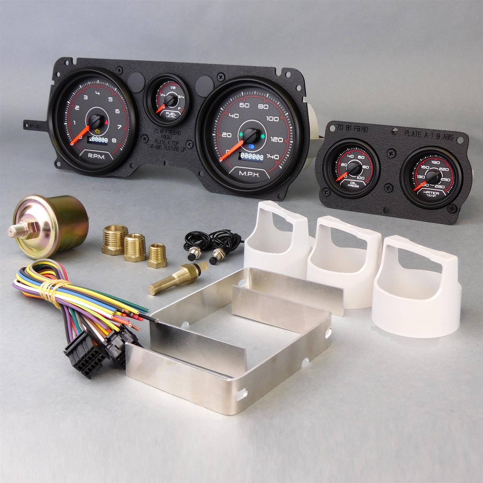 New Vintage USA 1970-81 Pontiac Firebird Gauge Packages 71126-01