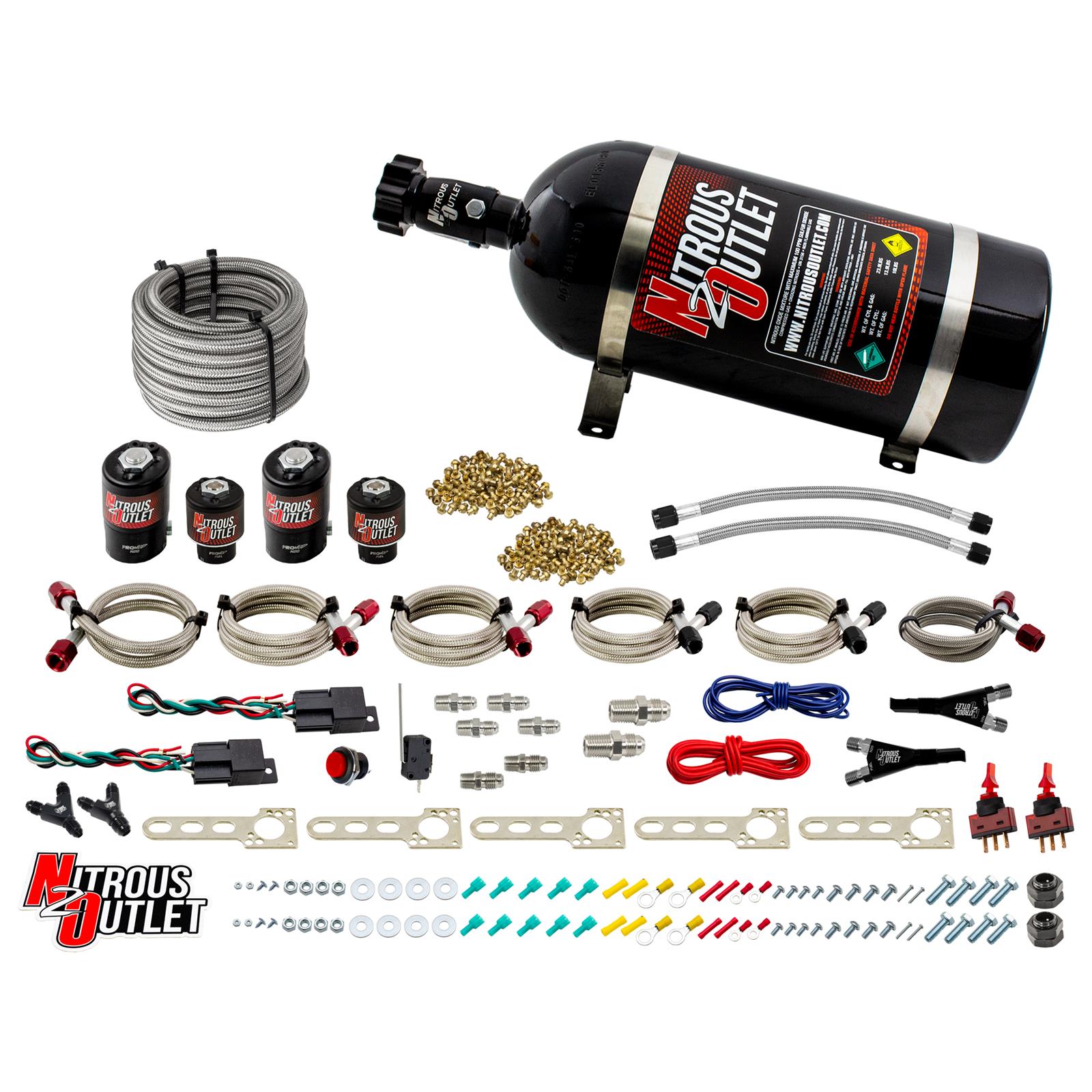 Nitrous Outlet EFI Dual Stage Single Nozzle Systems 00-10003-10