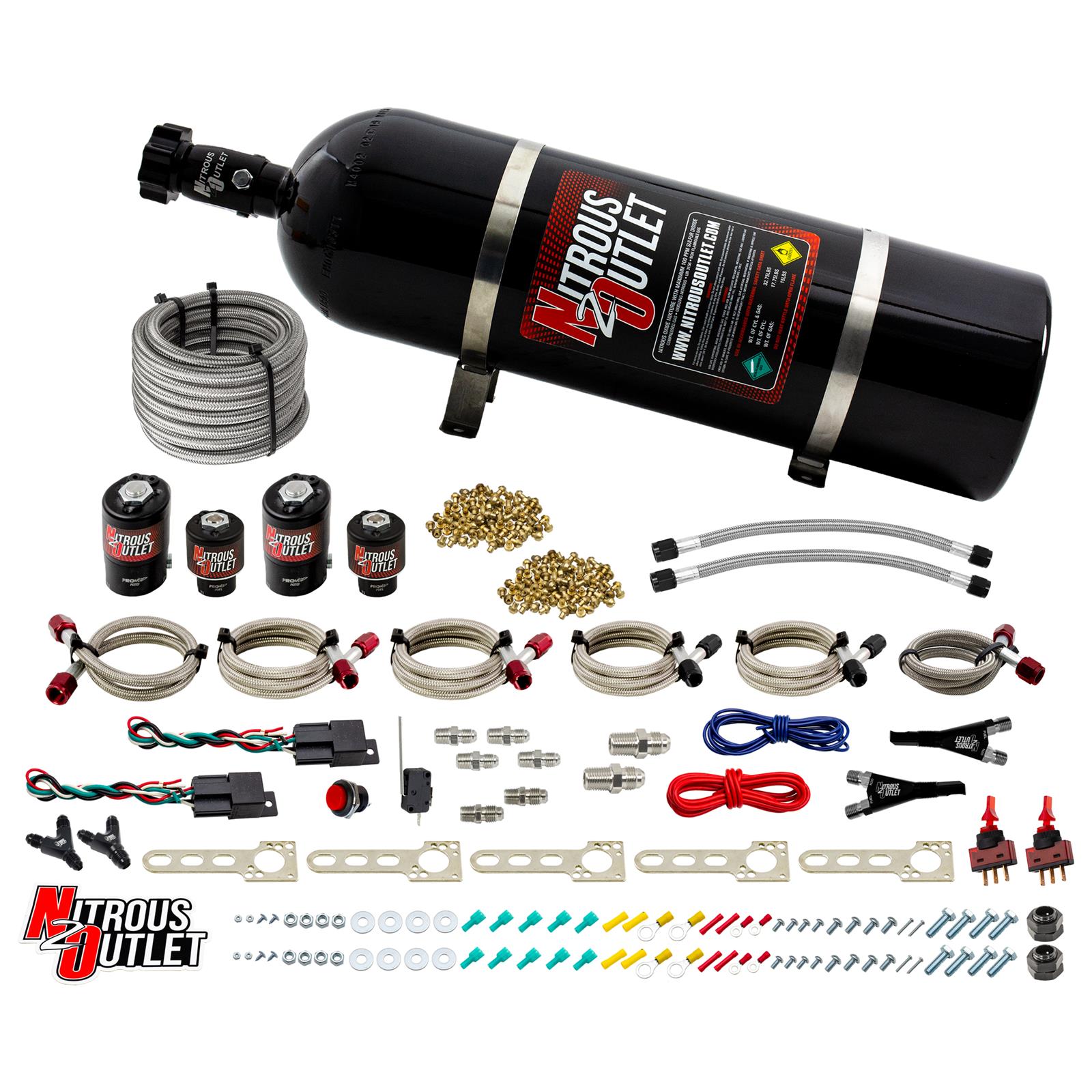 Nitrous Outlet EFI Dual Stage Single Nozzle Systems 00-10003-15