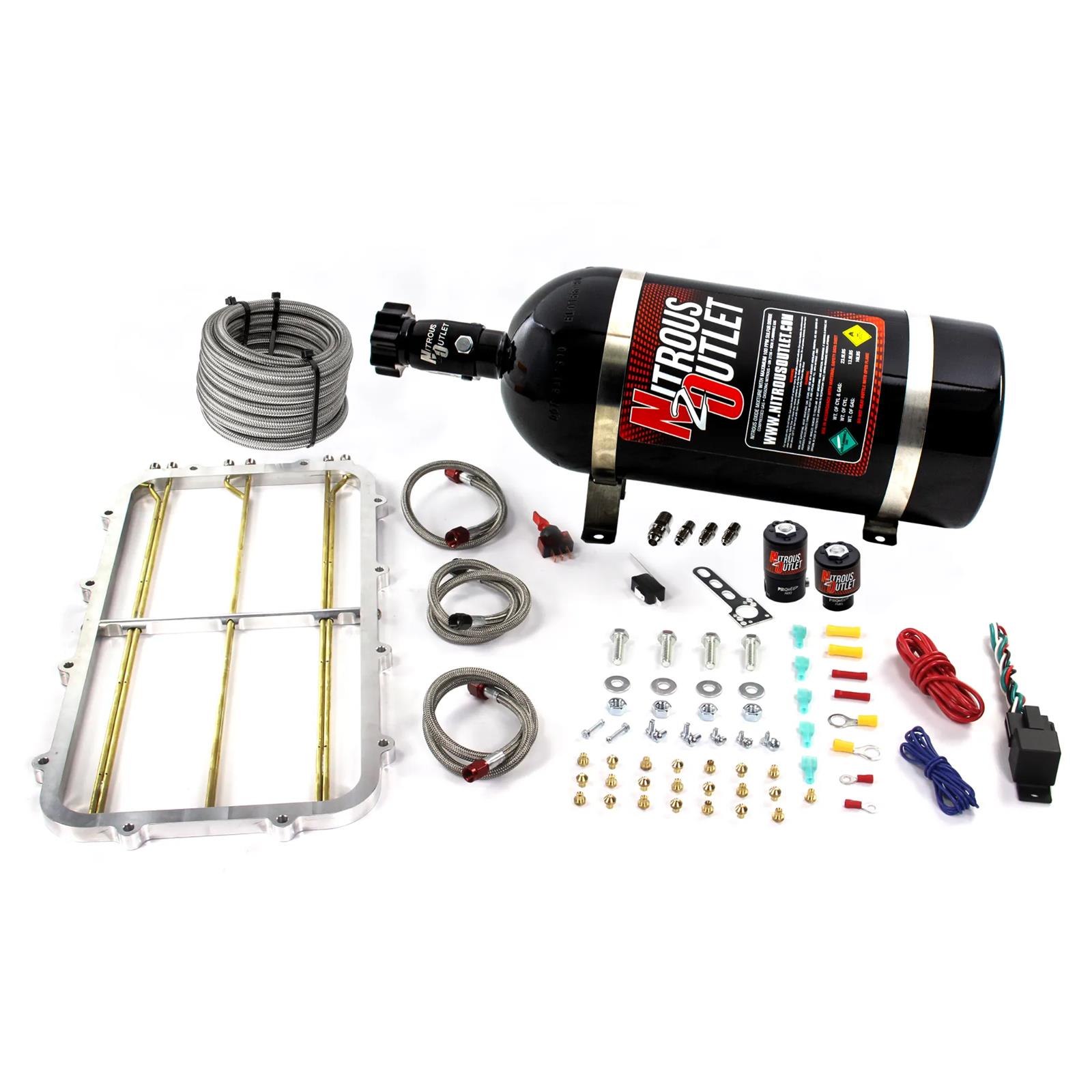 Nitrous Outlet Holley Hi-Ram Nitrous Spacer Plate Systems 00-10183-10