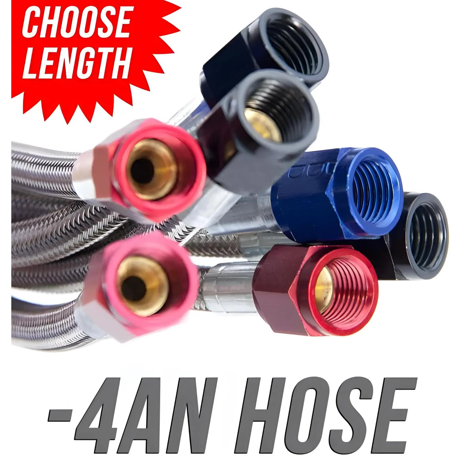 Nitrous Outlet Stainless Steel Braided Hoses 00-20403