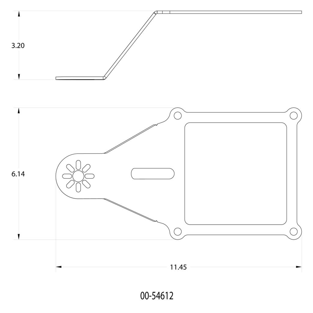Nitrous Outlet Nitrous Oxide Solenoid Mounting Brackets 00-54612