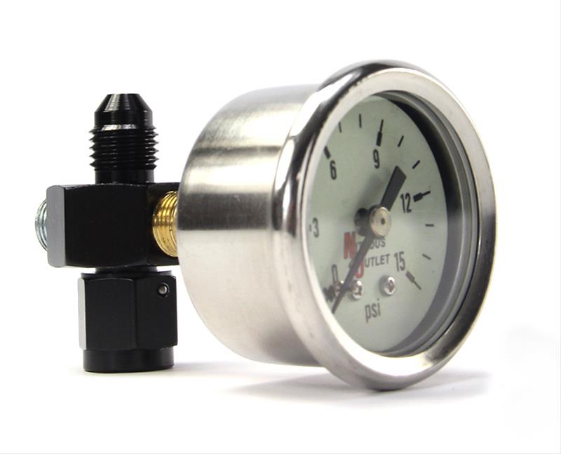 Nitrous Outlet Luminescent Fuel Pressure Gauges 00-63003-4