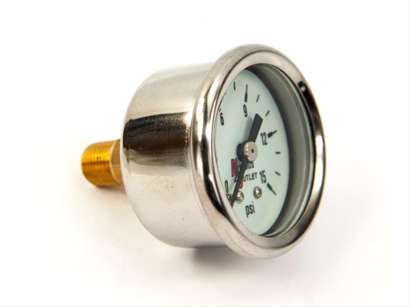 Nitrous Outlet Luminescent Fuel Pressure Gauges 00-63003
