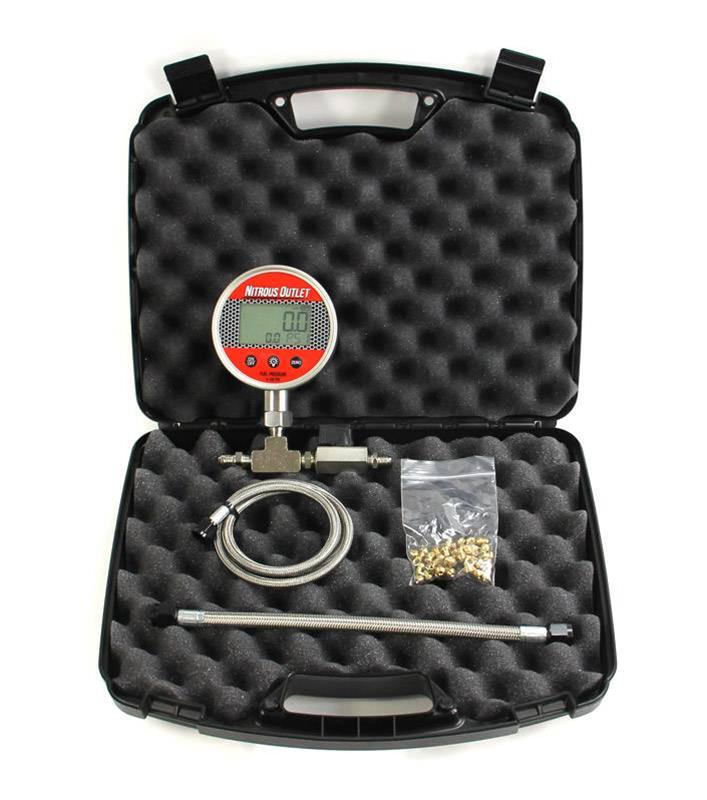 Nitrous Outlet Digital Flowing Fuel Pressure Test Gauges 00-63010