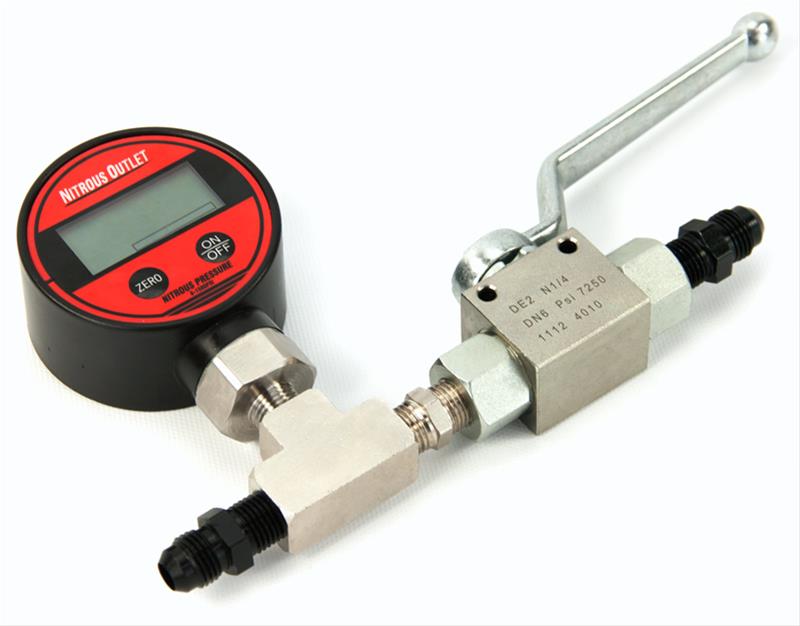 Nitrous Outlet Digital Inline Nitrous Pressure Gauges 00-63016-8