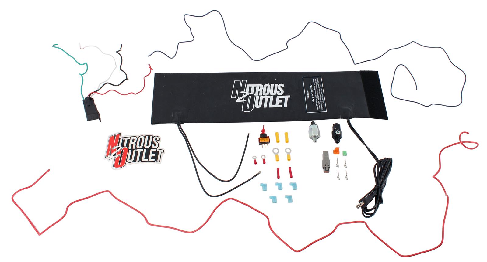 Nitrous Outlet Dual Voltage Wrap Around Bottle Heaters 00-64004-6