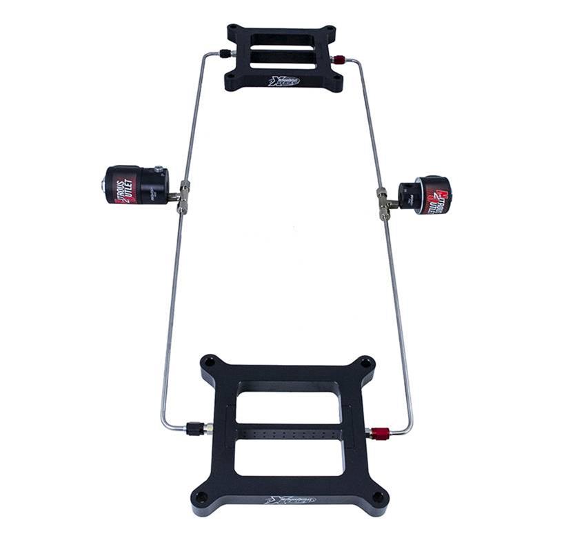 Nitrous Outlet 4150 Weekend Warrior Tunnel Ram Dual Plate Nitrous Systems 00-10072-10