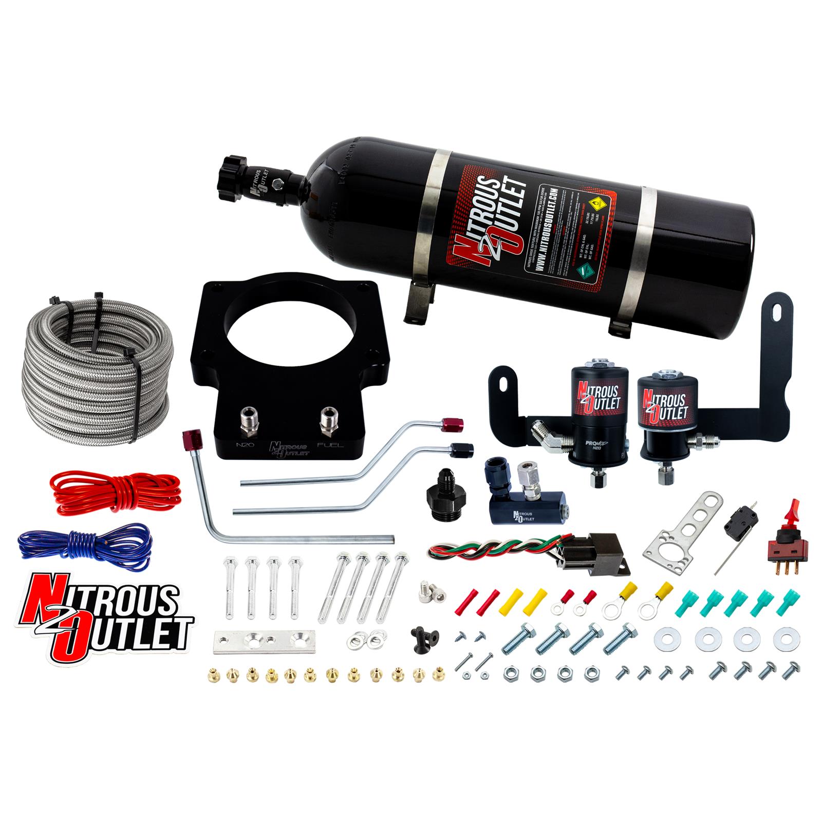 Nitrous Outlet Hardline Nitrous Oxide Plate Systems 00-10123-LS2-15