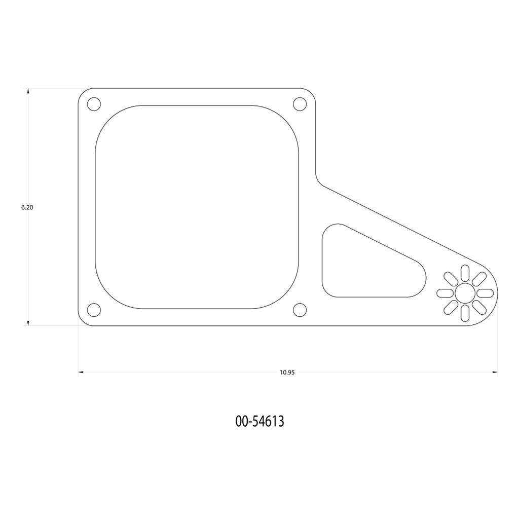 Nitrous Outlet Nitrous Oxide Solenoid Mounting Brackets 00-54613