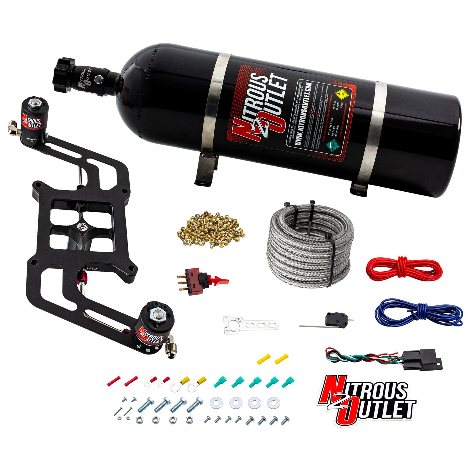 Nitrous Outlet 4150 GENIII Stinger Nitrous Oxide Plate Systems 00-10604-GEN3-15