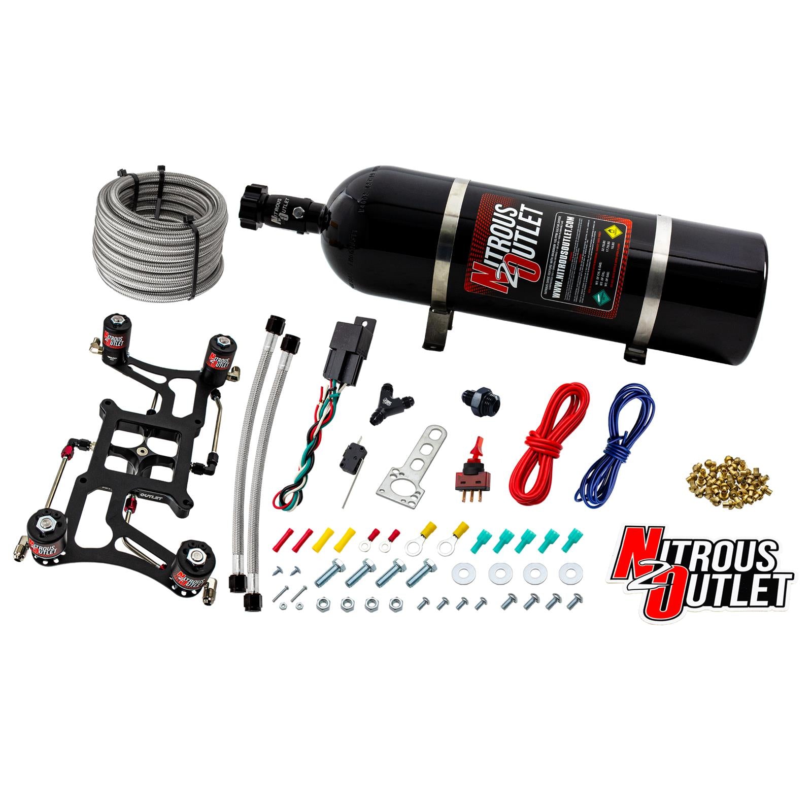 Nitrous Outlet 4500 GENIII Dual-Stage Hornet Plate Systems 00-10638-GEN3-15