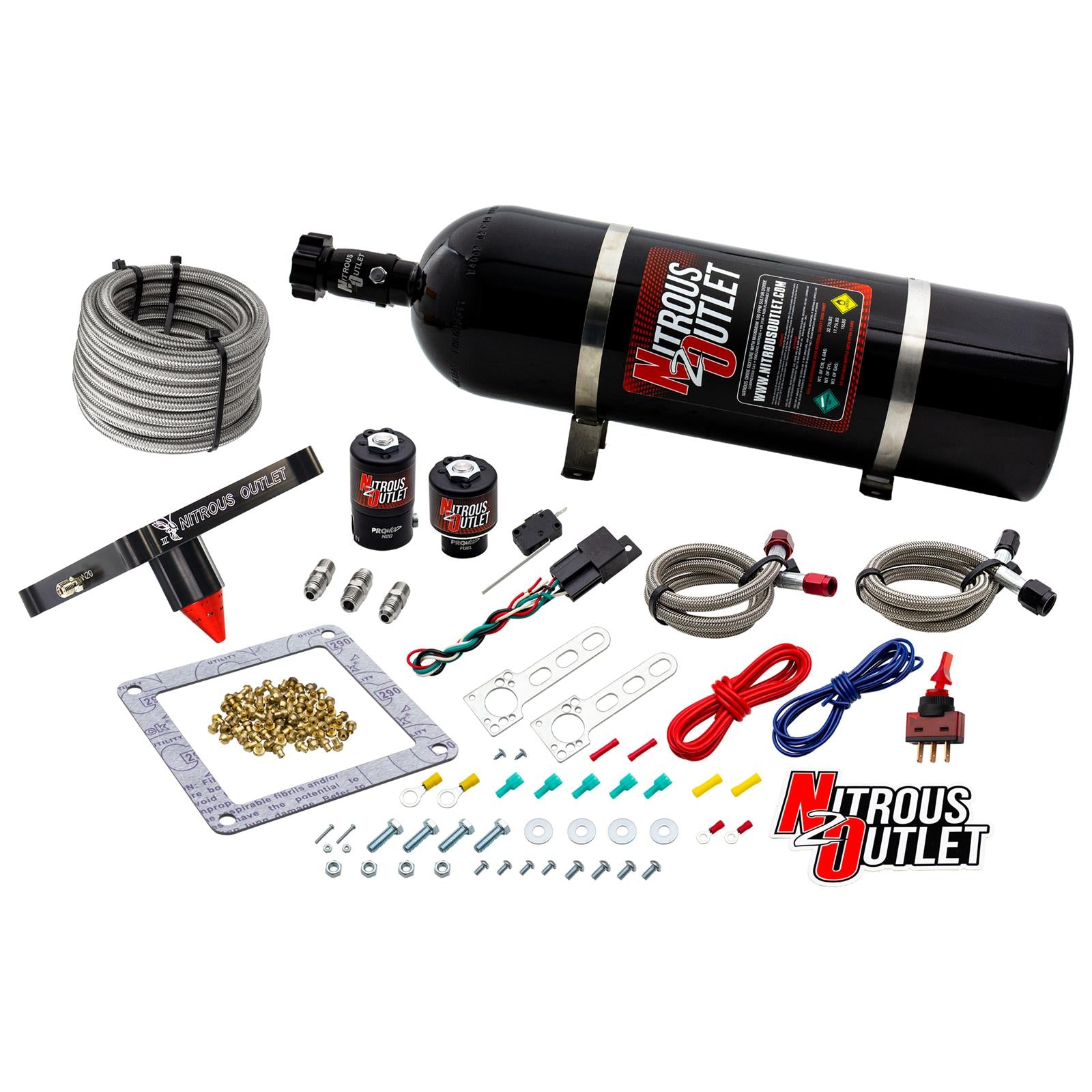 Nitrous Outlet 4150 GENIII Stinger Nitrous Oxide Plate Systems 00-10650-GEN3-15