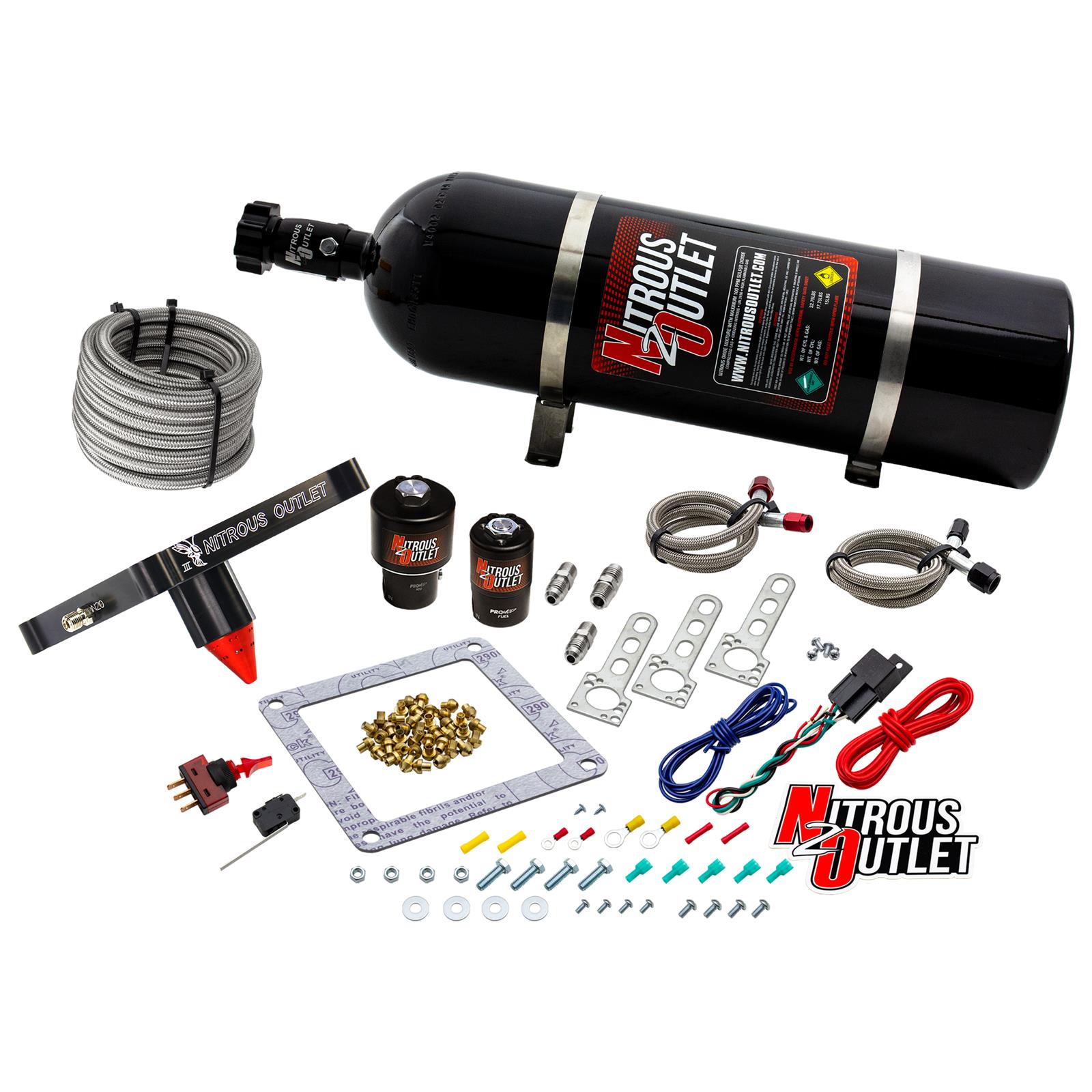 Nitrous Outlet 4150 GENIII Stinger Nitrous Oxide Plate Systems 00-10652-GEN3-15