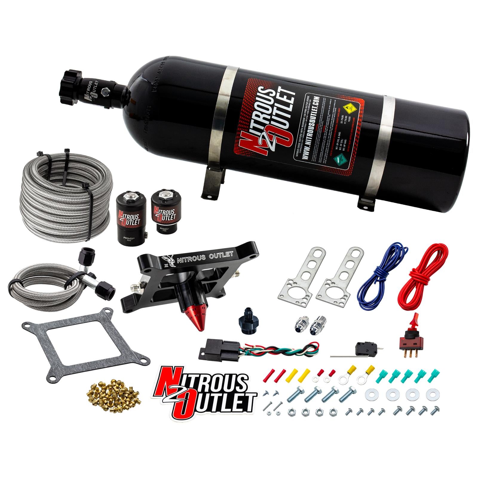 Nitrous Outlet 4150 GENIII Stinger Nitrous Oxide Plate Systems 00-10670-GEN3-15