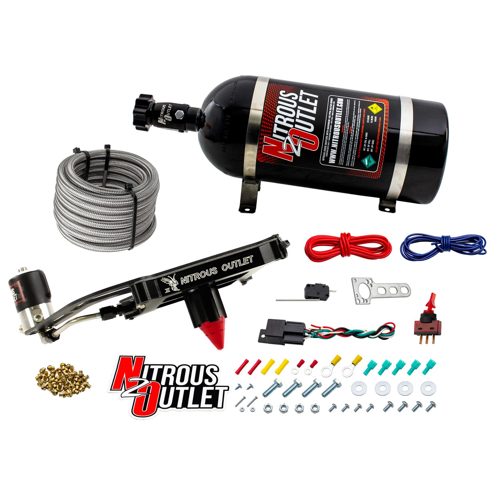 Nitrous Outlet 4150 GENIII Stinger Race Nitrous Oxide Plate Systems 00-10673-GEN3-10