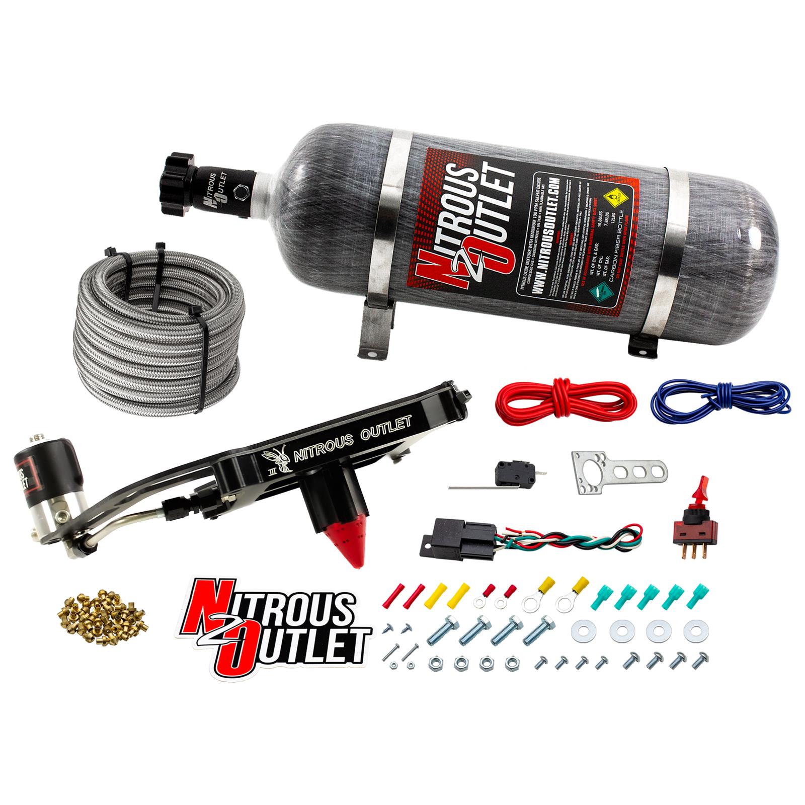 Nitrous Outlet 4150 GENIII Stinger Race Nitrous Oxide Plate Systems 00-10673-GEN3-12