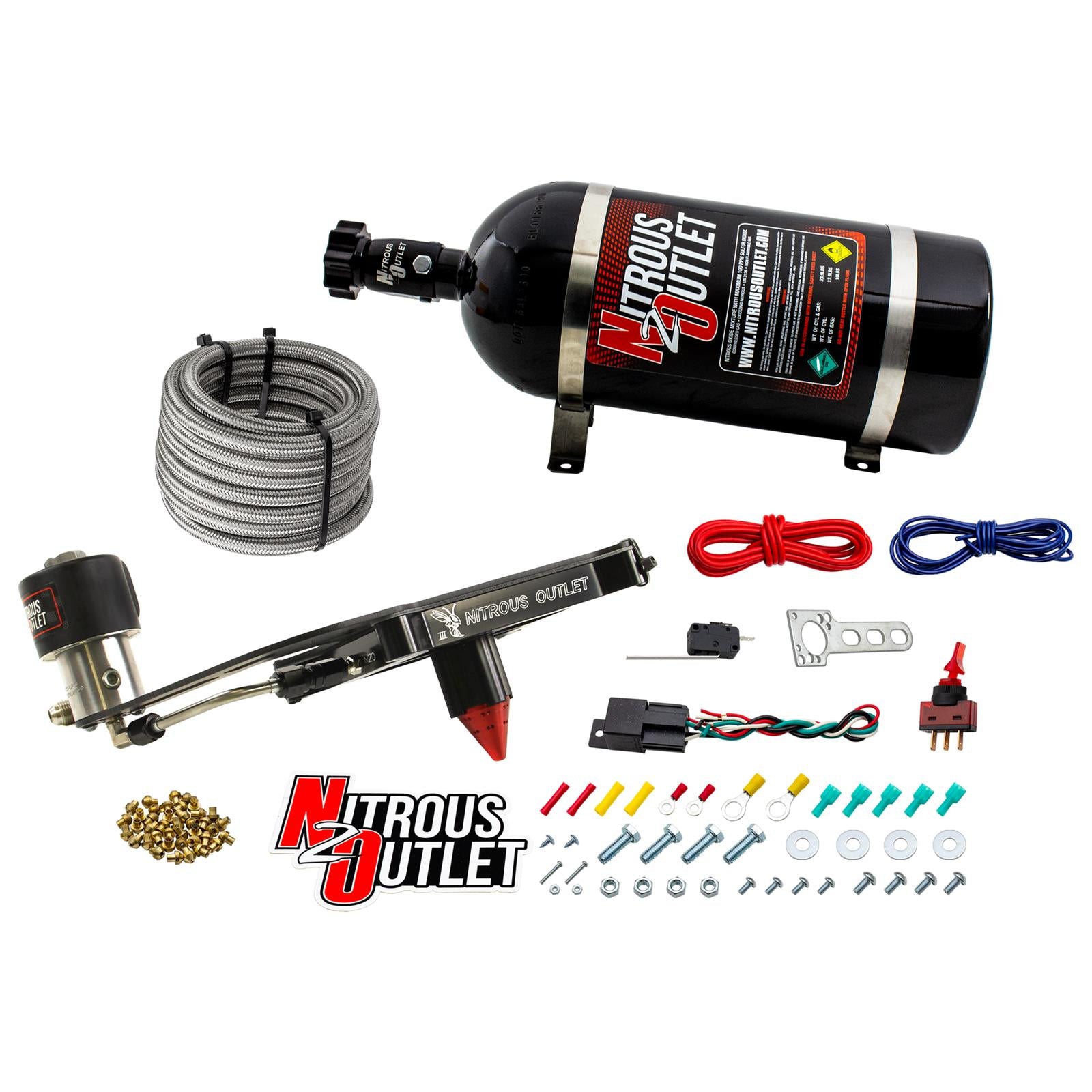 Nitrous Outlet 4150 GENIII Stinger Race Nitrous Oxide Plate Systems 00-10674-GEN3-10